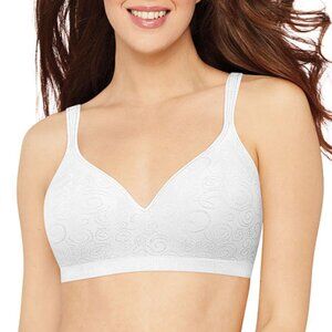 #312 Bali Women's Comfort Revolution Wire-Free Bra - 3463, White,